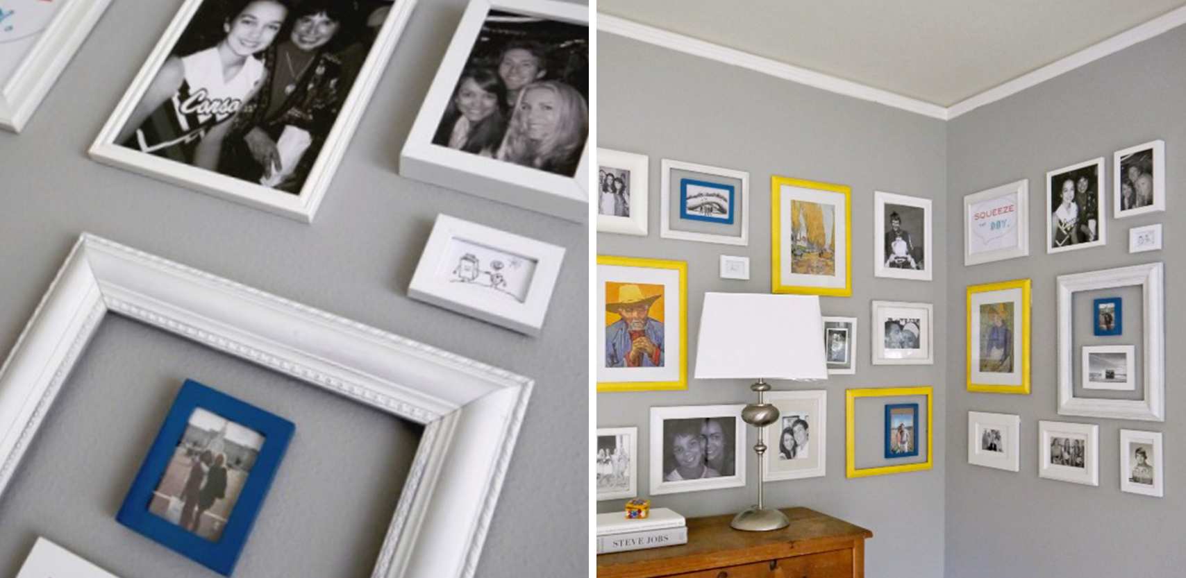 Corner Gallery Wall