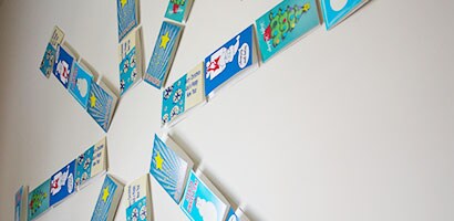 Snowflake Card Display