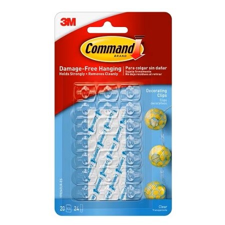 Command™ Clear Decorating Clips
