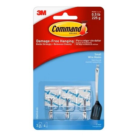 Command™ Clear Small Utensil Hooks
