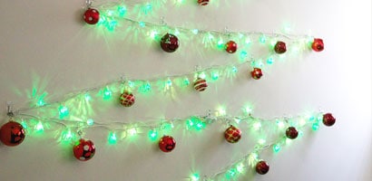 String Lights Christmas Tree
