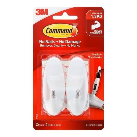 Command™ Medium Wire Hooks
