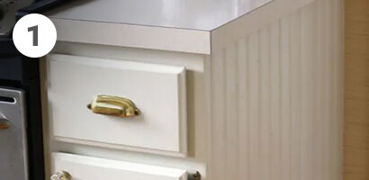 Place for your kitchen towel organiser
