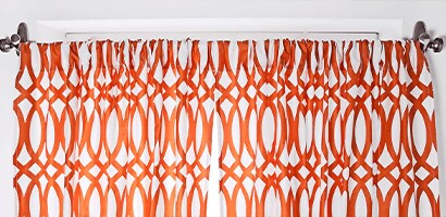 Command hooks as adhesive curtain rod holders
