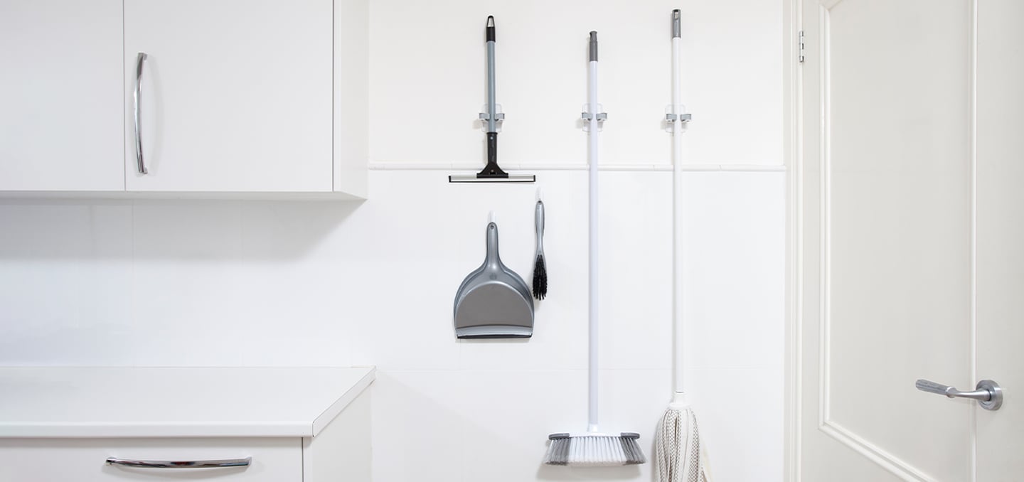 Mop broom holder from Command
