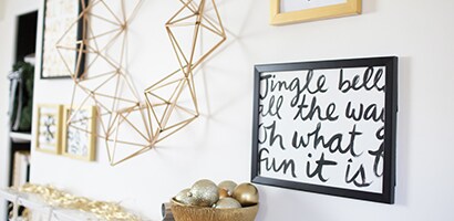 Holiday Gallery Wall