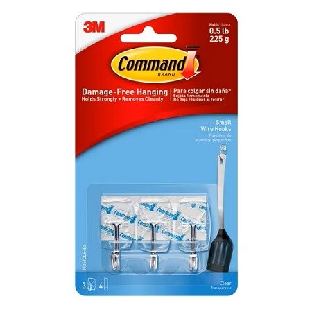 Command™ Clear Small Utensil Hooks
